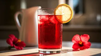 Make This Aesthetic Hibiscus Lemon Tea In Five Minutes
