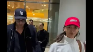 At Airport With Alia Bhatt, Ranbir Kapoor Teases Paparazzi: ‘Cake Nahi Laye?’