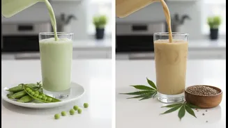 How pea and hemp milk gain market share during high-protein plant milk wave