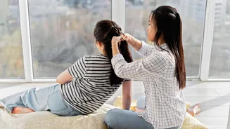 How to style French twists with hair sticks