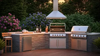 Outdoor Kitchens Turn Meals Into Events