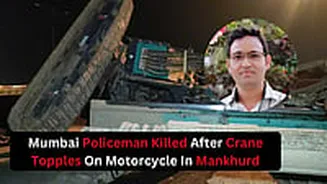 Mumbai Policeman Killed After Crane Topples On Motorcycle At MMRDA Construction Site In Mankhurd