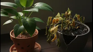 Plant Leaves Collapse Late; Drainage Problems Usually Begin Much Earlier
