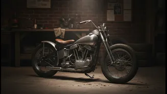 Deadwood Pays Tribute To Stripped-Down Harleys Built After World War II
