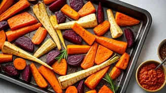 Aesthetic Sheet Pan Root Vegetables Revolutionize Weekly Student Meal Prep