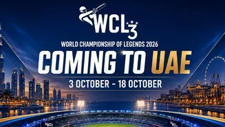 WCL Season 3 Heads To UAE; Cricket Legends Yuvraj Singh, AB de Villiers, David Warner And Shahid Afridi Set To Renew Rivalries