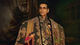 Karan Johar salutes Ravi Varma in majestic Met Gala debut