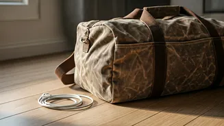 Ditch Device Charging Port Luggage For Simple Canvas Gear