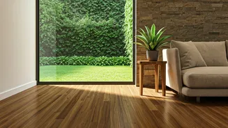 Wood, Stone And Greenery Are Home Goals