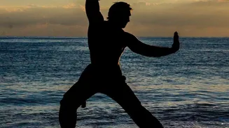 Uneven Sand Can Make Simple Tai Chi Stances Surprisingly Demanding