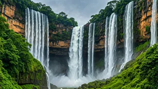 Cherrapunji Waterfalls Rumble At Absolute Maximum Volume Right Now