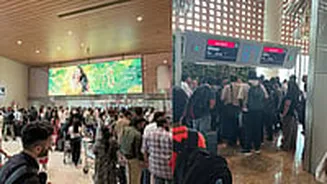 Flight Operations At Mumbai Airport Hit By AIASL Employees' Strike, Passengers Stranded At Airport