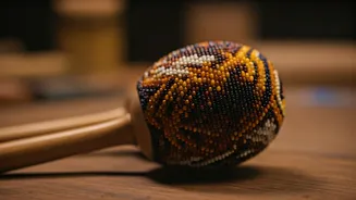 Crafting Musical Magic: Adorn Your Maracas with Exquisite African Beadwork