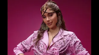 Anitta exalta Cacique Raoni durante fala em encontro global no Rio