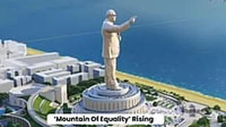 Mumbai’s Grand Dr Babasaheb Ambedkar Memorial Nears Completion, 450 Foot Structure Takes Shape In Dadar