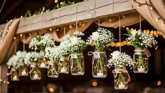 How to create unique displays with hanging jars