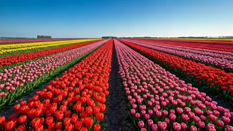 Unveiling the Netherlands' Tulip Spectacle: When and Where to Witness Peak Bloom