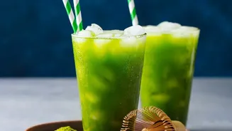 Artisanal Matcha And Moringa Drinks Serve As Popular Healthy Swaps For Iced Coffee