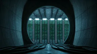 Cold War Bunker Reborn: Nuclear Silo Transforms into a Futuristic AI Data Center