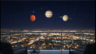 How To Spot Mars, Jupiter, And Saturn Alignments From High-Rise Apartments This Week
