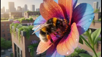 Urban Pollinators Need Connected Small Spaces Across Buildings And Streets