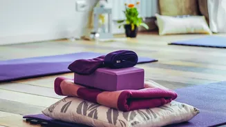 Yoga On A Budget Craft A Peaceful Practice Space In Your Home With Props