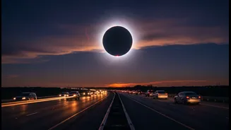 Arrive Early Enough To Avoid Missing Totality In Traffic