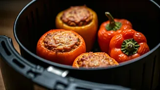 The Air Fryer Makes Stuffed Peppers Weeknight-Friendly