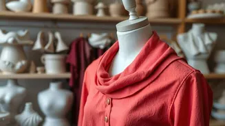 These styles go well with funnel-neck tops