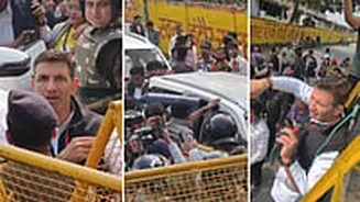 Indore Water Tragedy: Congress Chief Jitu Patwari, LoP Umang Singhar Lead Protest As Hundreds Of Workers Gather Across Wards; Heavy Police Force De...