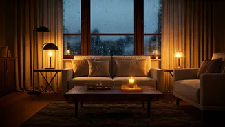 Warm Lighting Makes Monsoon Rooms More Human