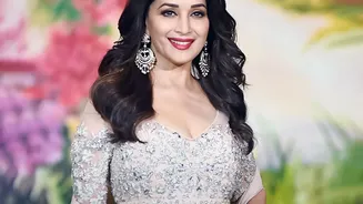 Madhuri Dixit Navratri Saree Looks: From Understated Shine to Vibrant Green Sarees