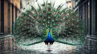 Peacocks Give Cities A Wild Monsoon Twist