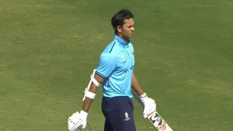 Yashasvi Jaiswal scores century in SMAT, Watch his celebration