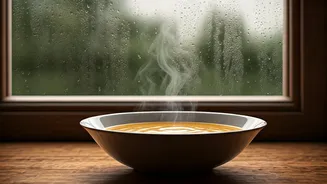 Warm Food Makes Rainy Days Gut-Friendly