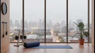 Rain Outside? Your Fitness Routine Doesn't Have To Stop