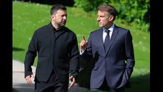 Accidental Hot Mic At G7: Macron, Zelensky Discuss 'Difficult' Trump Meeting | Watch