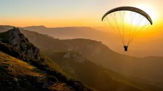 Paragliding in Africa: Mountains with breathtaking views