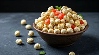 Mint Chutney Makhana Chaat Replaces Junk Food In Indian Metros
