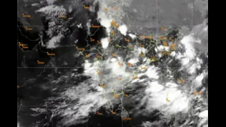 ISRO Satellite Captures Monsoon's Dramatic Surge As Massive Rain Clouds Engulf India | Watch