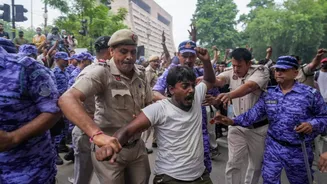 मल्लिकार्जुन खड़गे के जंतर-मंतर पर लाठीचार्ज का मुद्दा उठाते ही राज्यसभा स्थगित, नड्डा प्रदर्शनकारियों से मिलेंगे