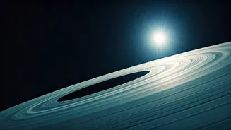 Saturn Beautiful Floating Ring Systems Built From Ice And Rock