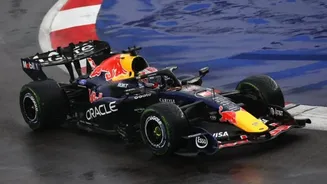 Russell Crashes, McLaren Collides: Max Verstappen Survives Singapore Chaos