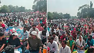 Massive Protest In Palghar As Thousands March Against Vadhvan Port And Mega Projects, Submit Memorandum