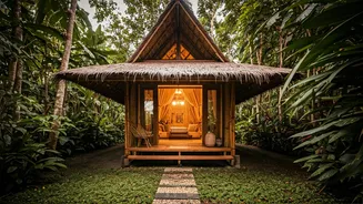 Newlyweds Co-Create Personalized Off-Grid Eco-Honeymoon Cabins In Bali