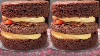 Sandubolo: veja receita viral de'hambúrguer de bolo'
