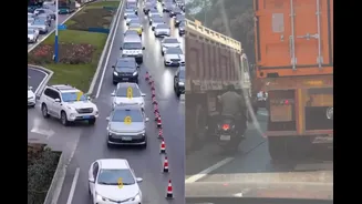 Pune-Mumbai Expressway Chaos Vs China’s Calm Traffic Video Sparks A Debate On ‘Huge Discipline In Drivers’