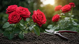 Roses Need A June Trim Before Rain