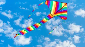 Kite Flying May Add Light Exercise To A Leisure Activity