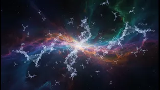 How Organic Chemistry in Space Shapes the Birth of Planets and Possibly Life